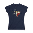 Texas Longhorn Skull Women's Tee — Rugged Western Graphic Shirt