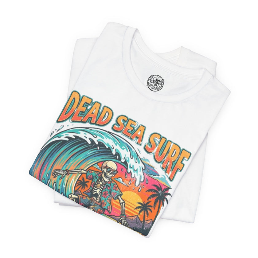 Dead Sea Surf Shark Attack T-Shirt | Bold Nautical Graphic Tee – 3D Sons Supply Co