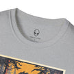 Bigfoot & Alien Playing Poker T-Shirt — Funny Cryptid Woods Tee
