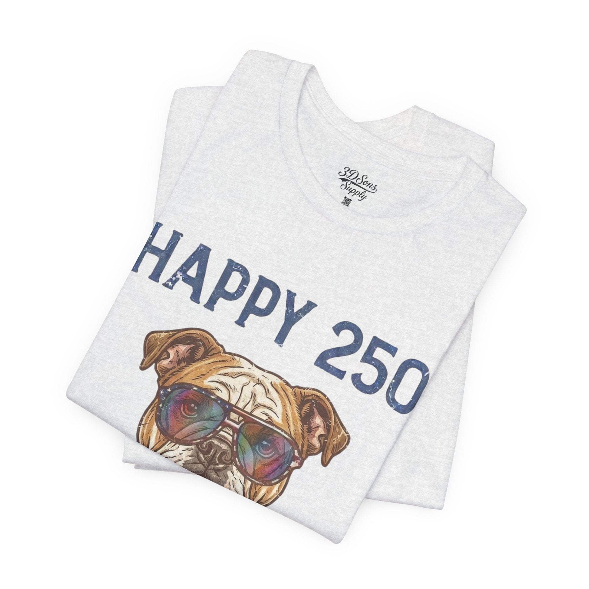 Patriotic Bulldog Tee - 