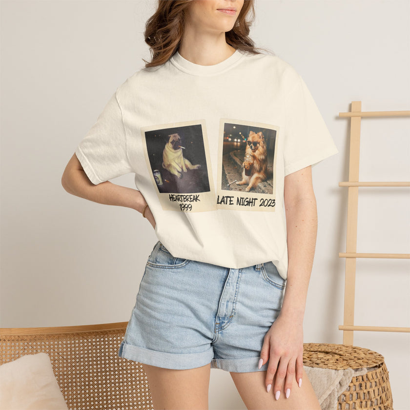 Personalized Polaroid Photo T-Shirt — Custom 2-Image Keepsake