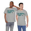 She Shops I Chop Couples T‑Shirt — Funny Husband Wife Gift