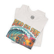 Dead Sea Surf Shark Attack T-Shirt | Bold Nautical Graphic Tee – 3D Sons Supply Co