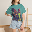 Alien & Bigfoot Golden Gate Bridge T-Shirt — San Francisco UFO & Cryptid Tee