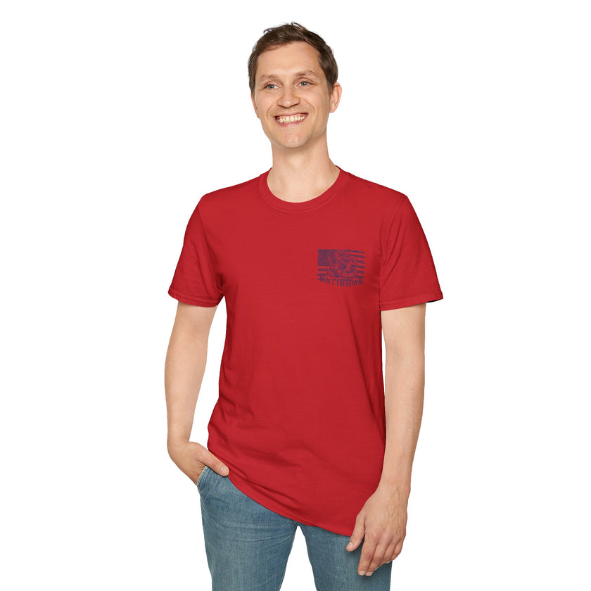 Dont Tread On Me Flag Tee Shirt American Gadsden Patriotic Independence Day Tee