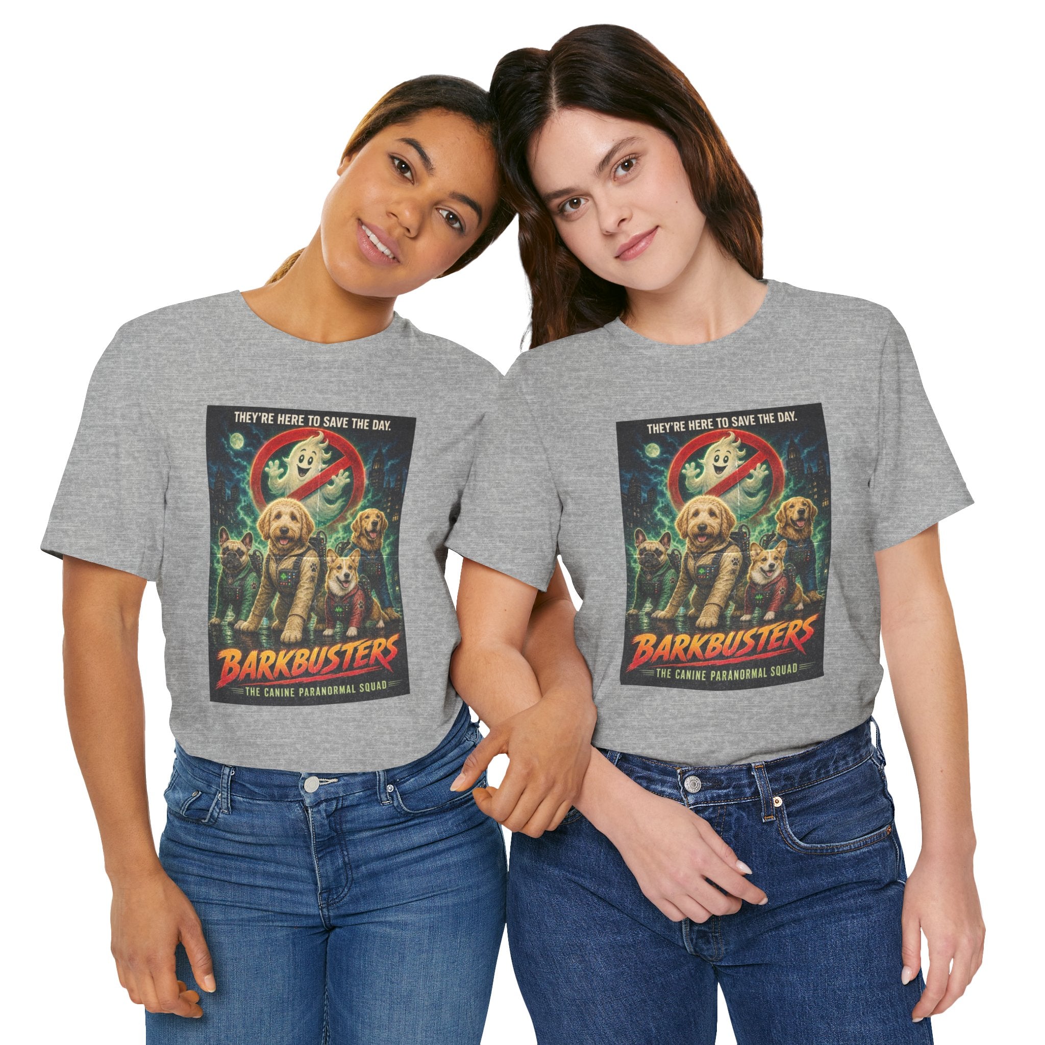Barkbusters Retro Dog Movie Tee — 