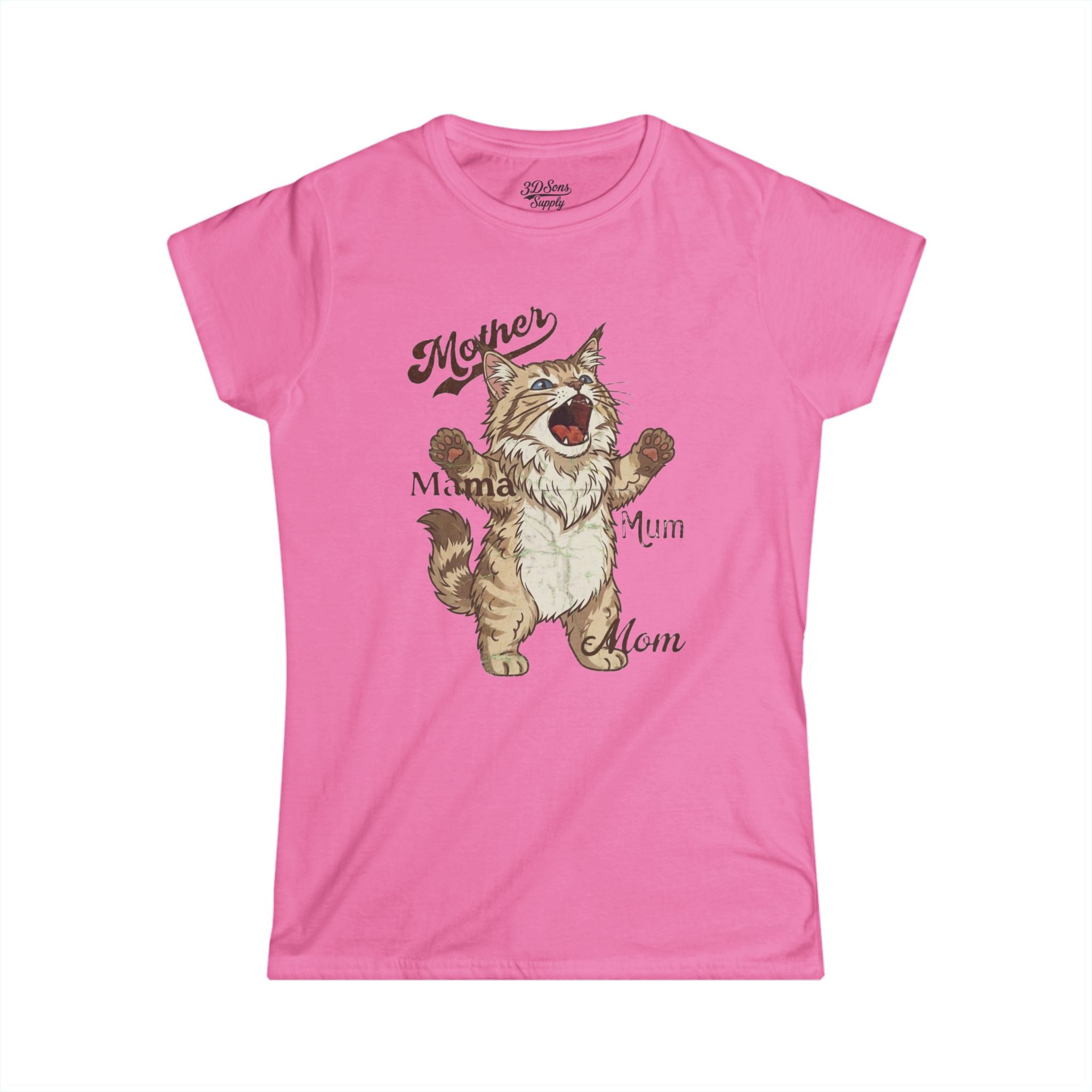 Maine Coon Cat Mama Mother's Day Tee