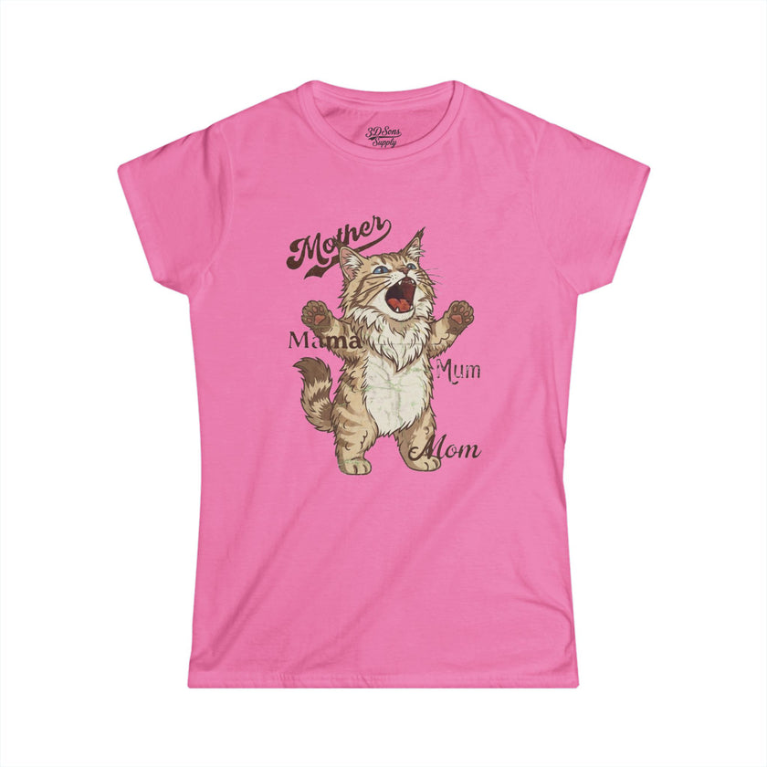 Maine Coon Cat Mama Mother's Day Tee