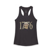 George Washington Doodle 1776 - Women's Ideal Racerback Tank