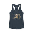 George Washington Doodle 1776 - Women's Ideal Racerback Tank