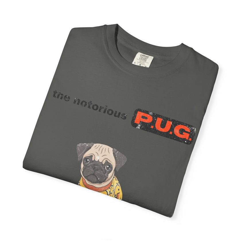 The Notorious P.U.G. T-Shirt — 'Ready for Bed' Pug Graphic Tee