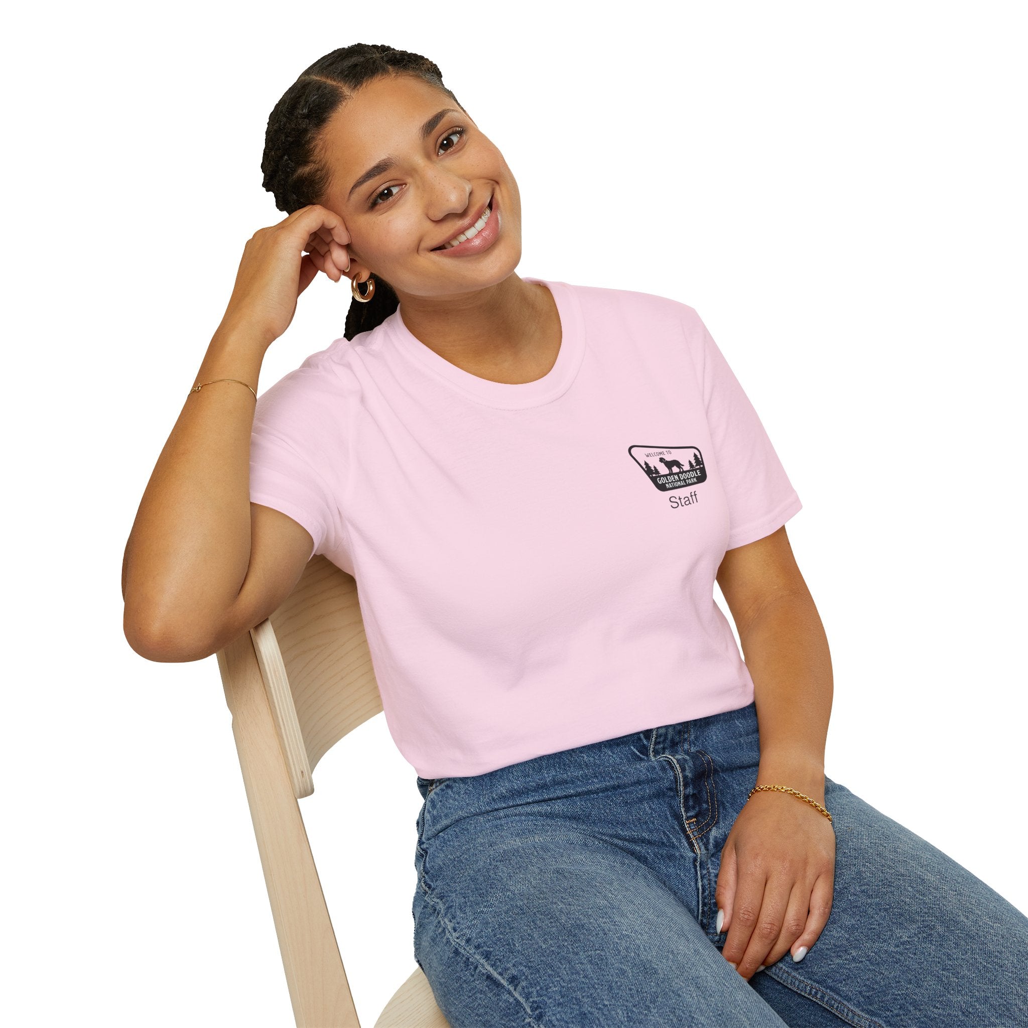Golden Doodle National Park Staff T-Shirt | Retro Dog Lover Tee – 3D Sons Supply Co