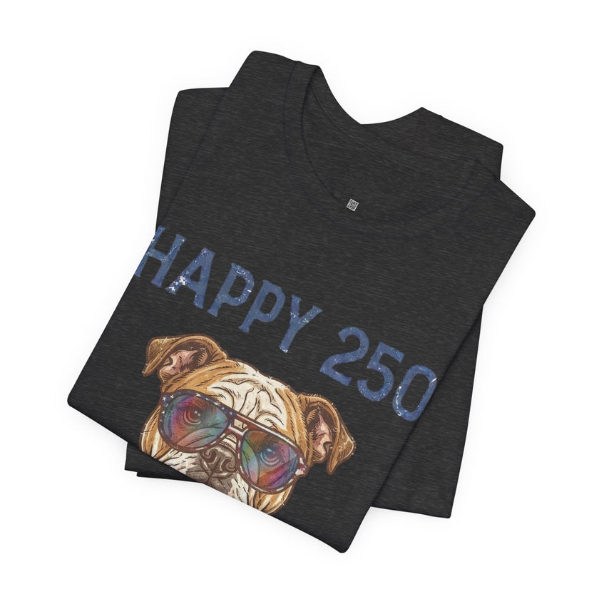Patriotic Bulldog Tee - 
