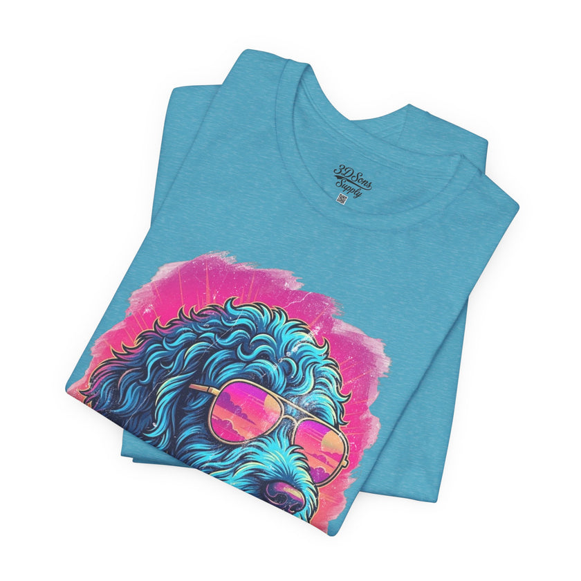 Doodle Vice City 90s Retro Tee — Funny Vintage Style T-Shirt