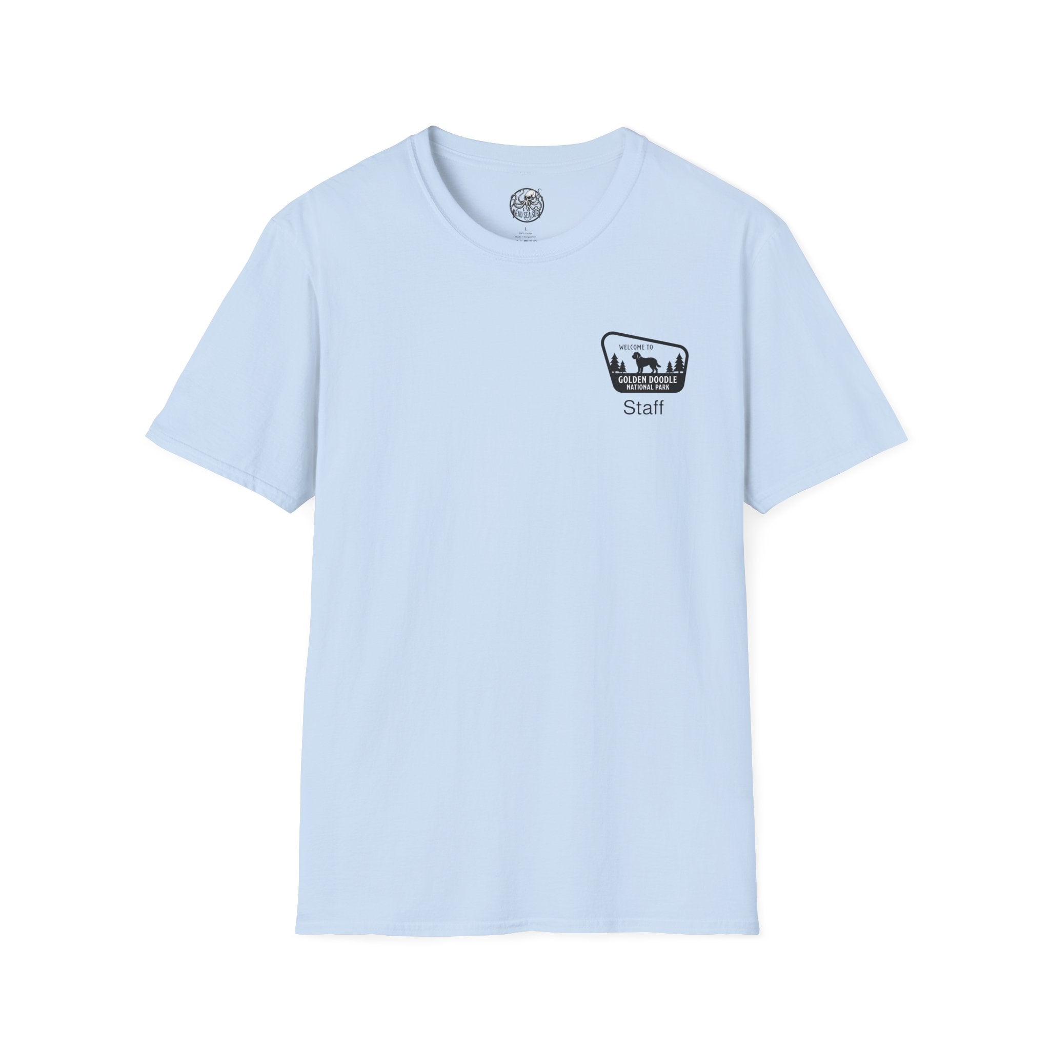 Golden Doodle National Park Staff T-Shirt | Retro Dog Lover Tee – 3D Sons Supply Co