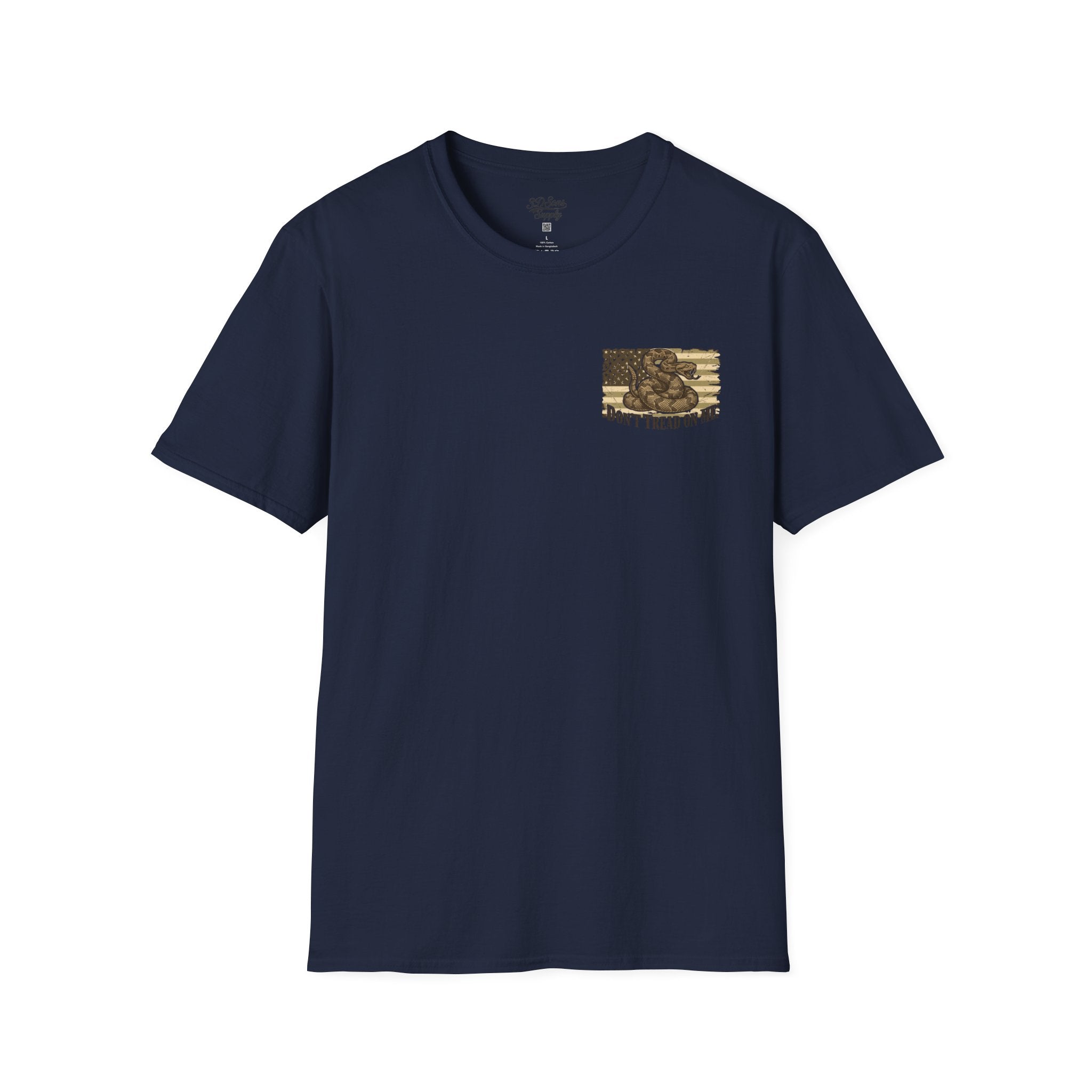 Dont Tread On Me Flag Tee Shirt American Gadsden Patriotic Independence Day Tee