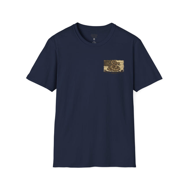 Dont Tread On Me Flag Tee Shirt American Gadsden Patriotic Independence Day Tee