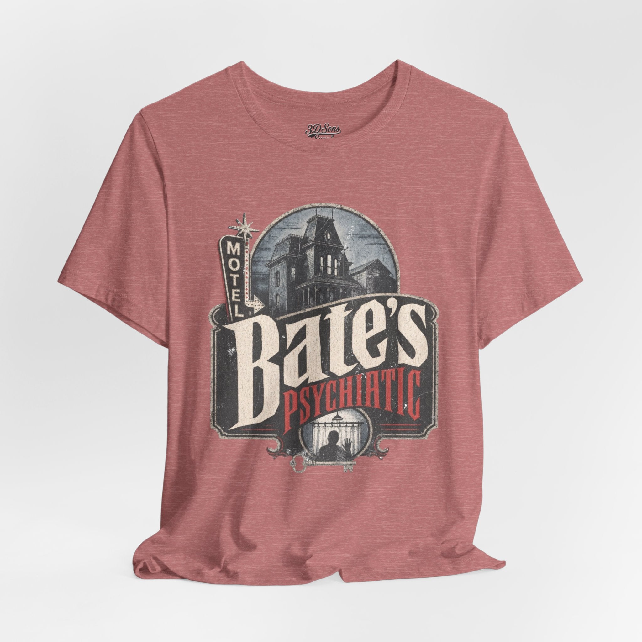 Bates Psychiatric T-Shirt — Vintage Horror Graphic Tee
