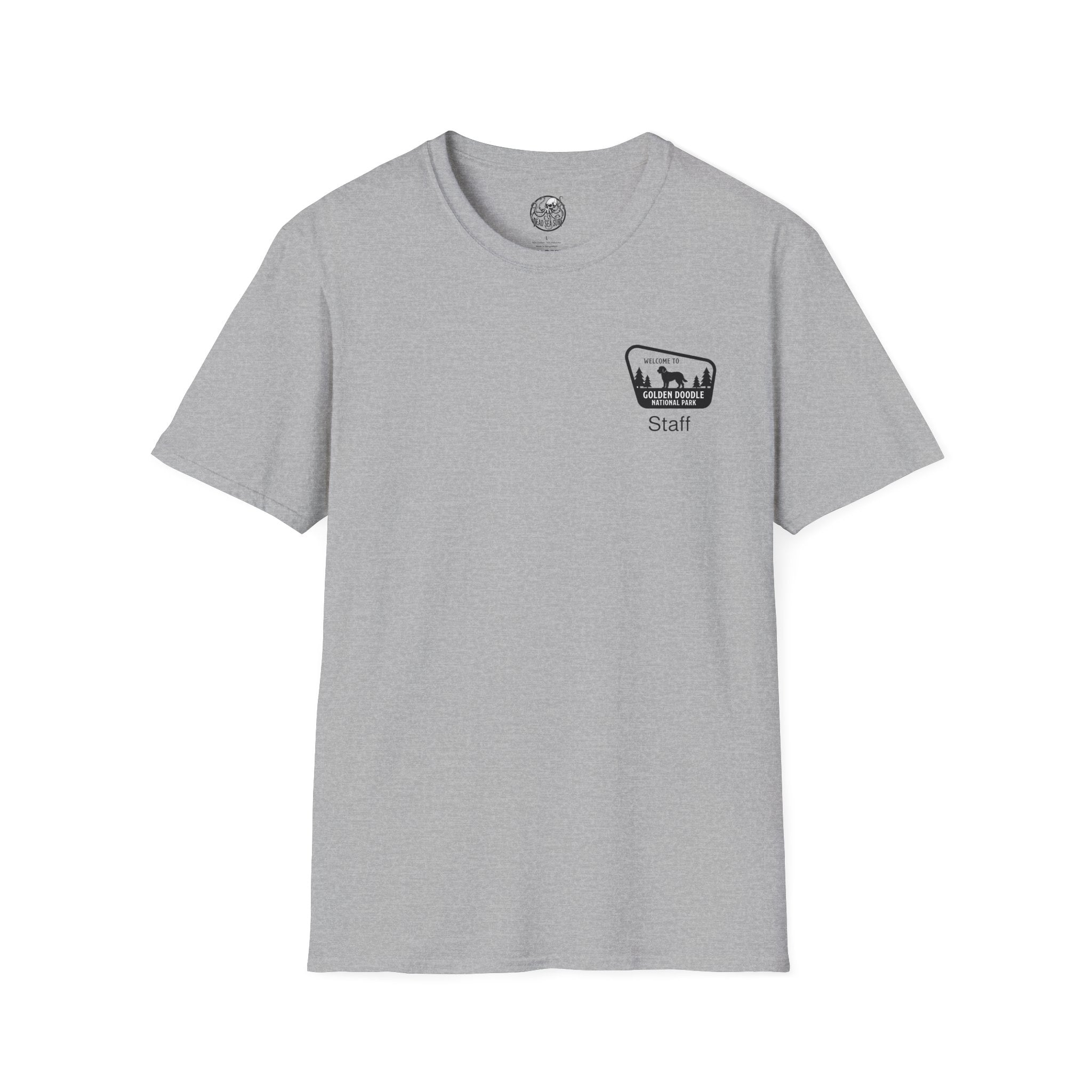 Golden Doodle National Park Staff T-Shirt | Retro Dog Lover Tee – 3D Sons Supply Co