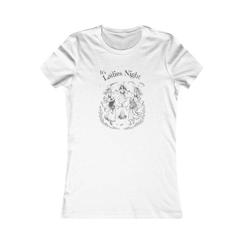 Ladies' Night Floral Witch Tee — 