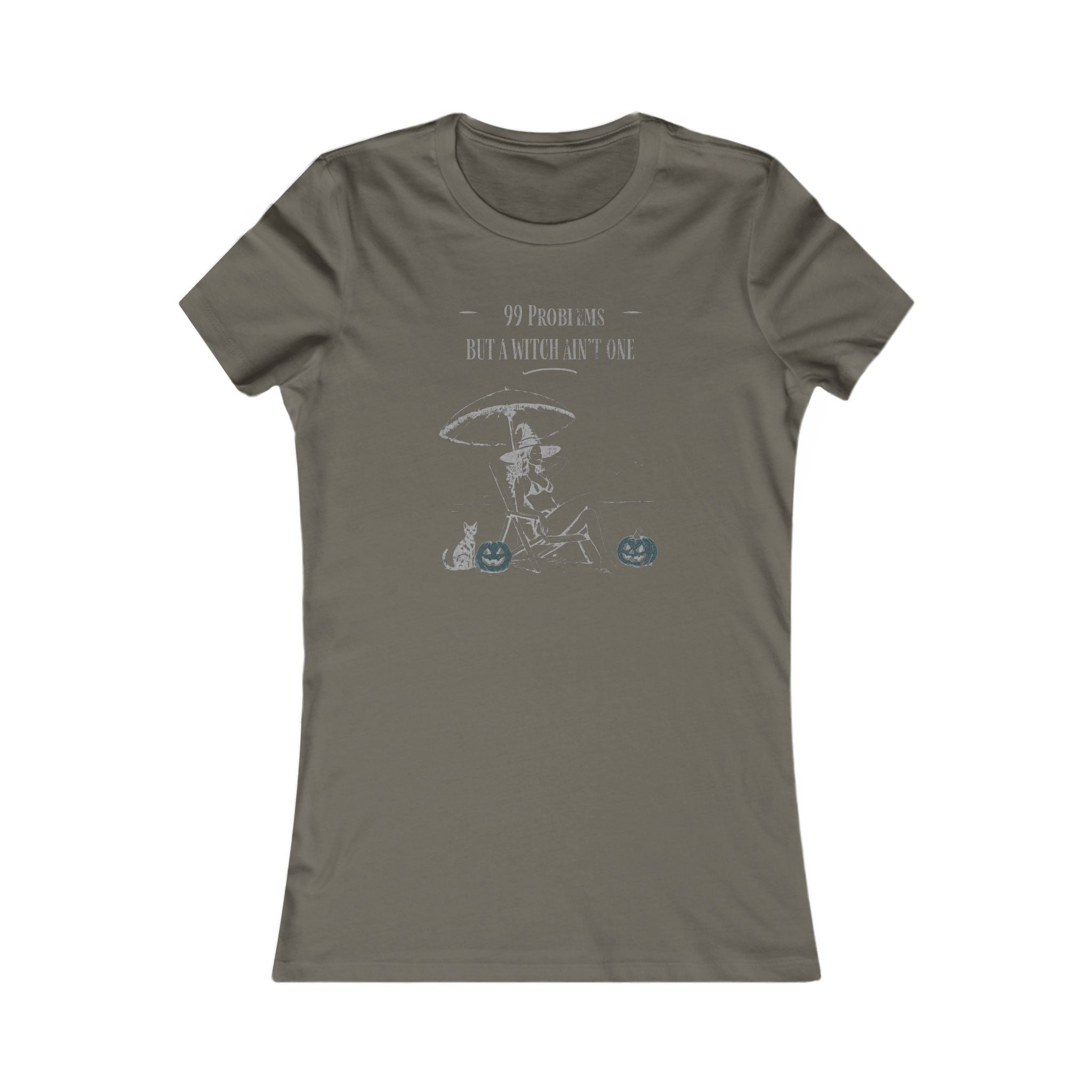 Women's Tee - '99 Problems But A Witch Ain't One' Halloween Shirt