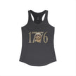 George Washington Doodle 1776 - Women's Ideal Racerback Tank