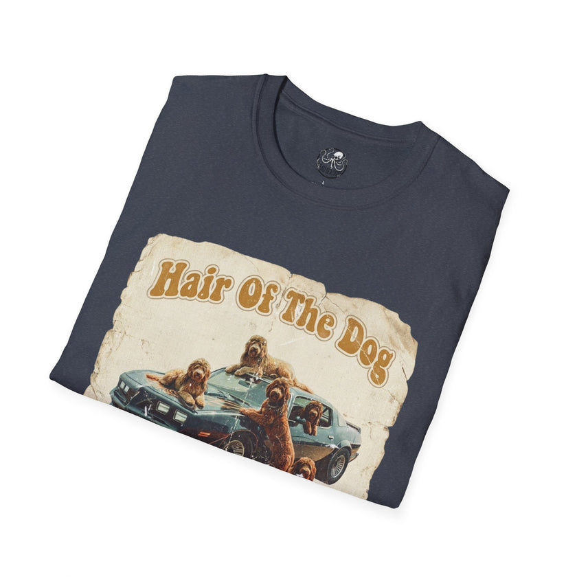 Hair of the Dog Vintage Retro Dog T-Shirt | Funny Dog Lover Graphic Tee – 3D Sons Supply Co