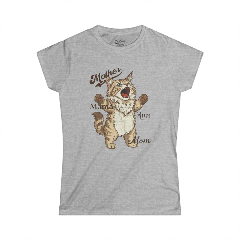 Maine Coon Cat Mama Mother's Day Tee