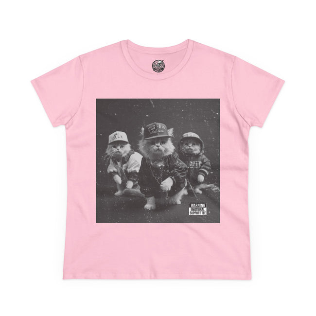 Women's 90s Kitten Hip Hop Album Cover Tee | Kittens as Rappers Shirt – 3D Sons Supply Co