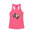 Texas Longhorn Skull Women's Racerback Tank