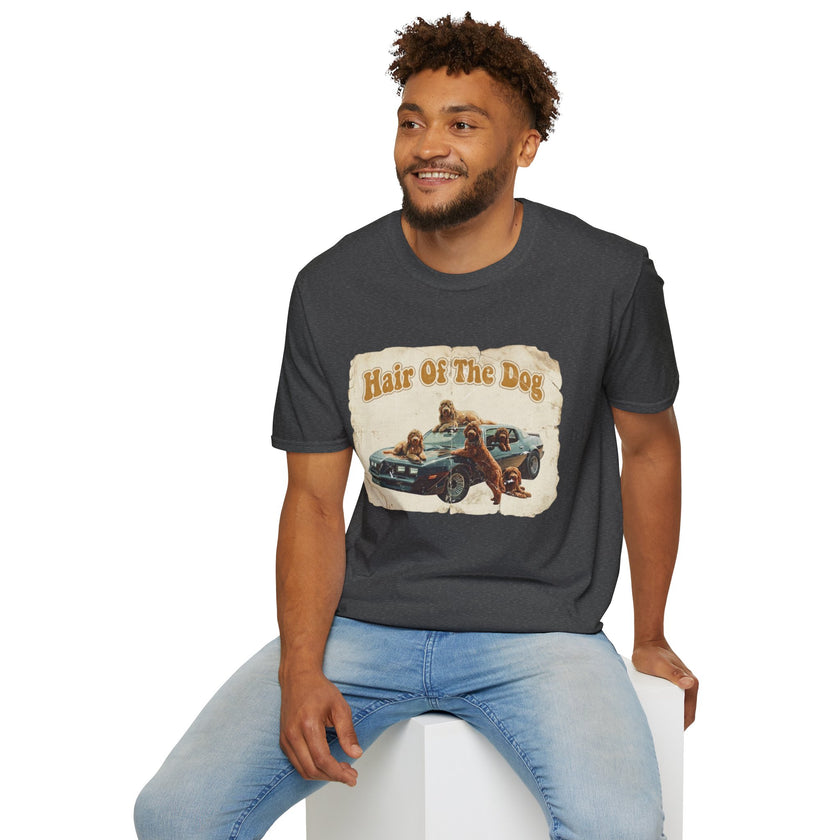 Hair of the Dog Vintage Retro Dog T-Shirt | Funny Dog Lover Graphic Tee – 3D Sons Supply Co