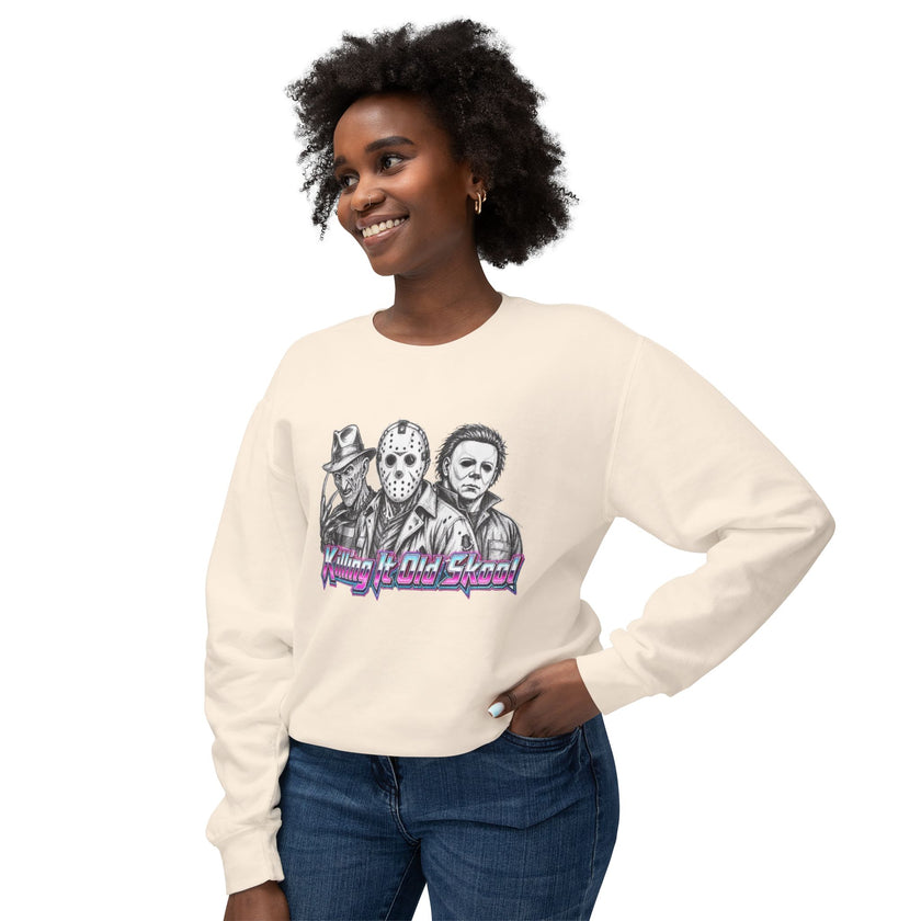 Retro Slasher Icons Sweatshirt | Freddy Jason Michael Crewneck