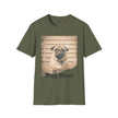 Pug Shot T-Shirt — Funny Pug Police Lineup Tee