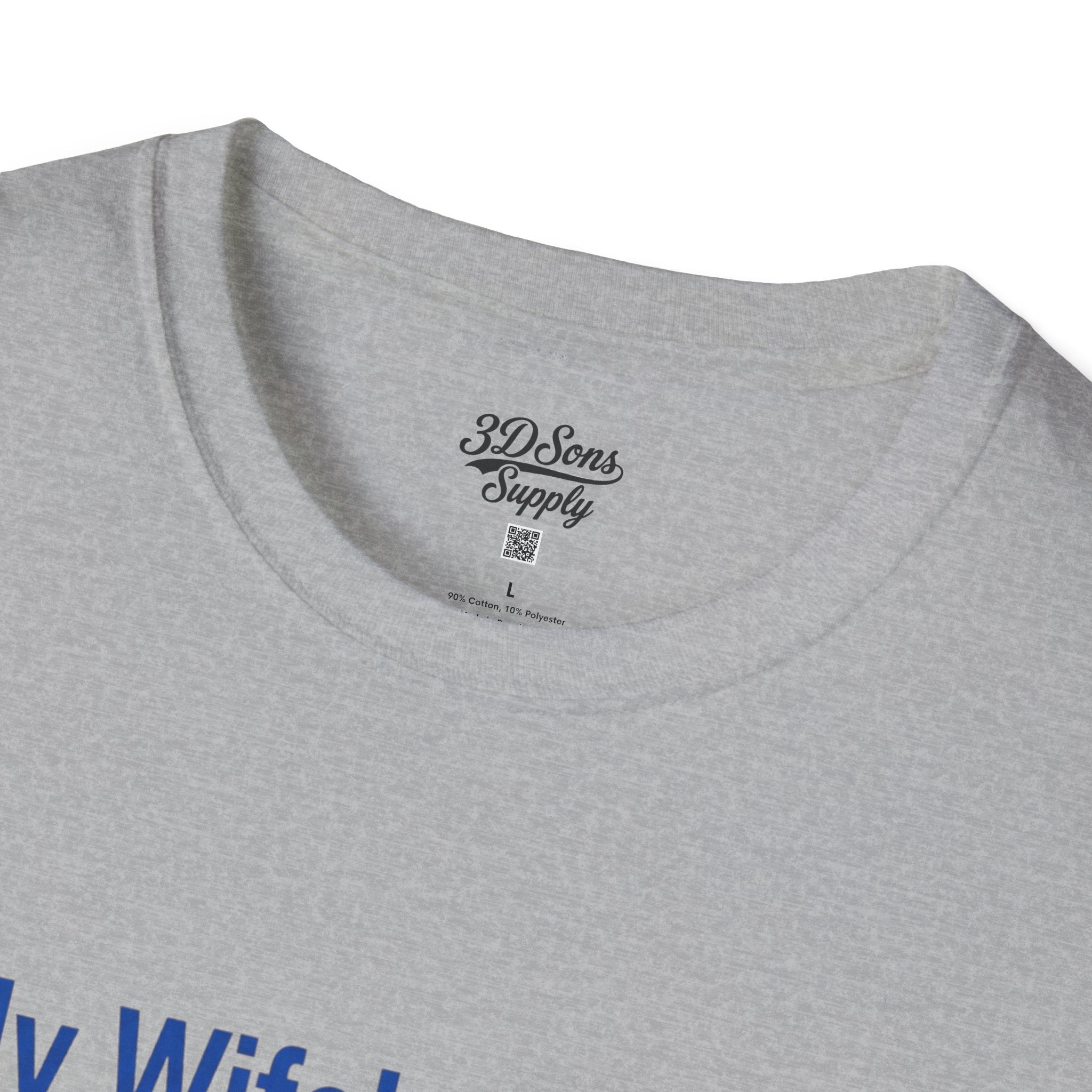 T-Shirt — “My Wife’s Hobby Funds My Cardboard Career” Funny Hobby Dad Tee
