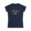 American Longhorn Skull Women's Tee — Rugged Western Graphic Shirt