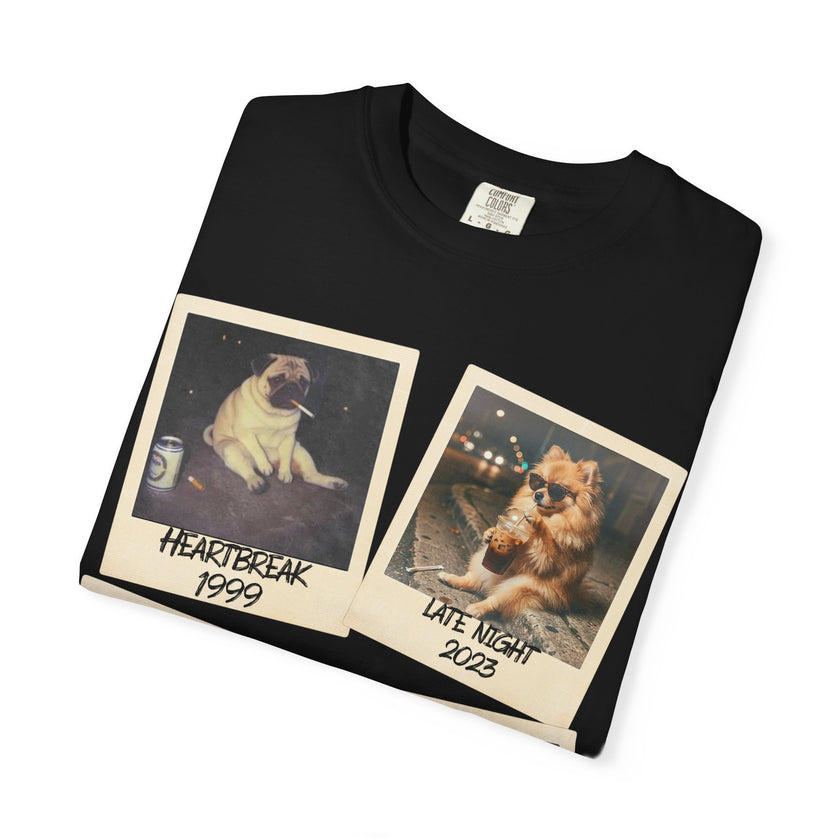 Personalized Polaroid Photo Tee — Custom Image & Text Options