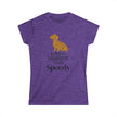 Karma Is a Dachshund Mid Century Tee | Personalized Name