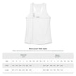 American Flag Longhorn Skull Women's Racerback Tank