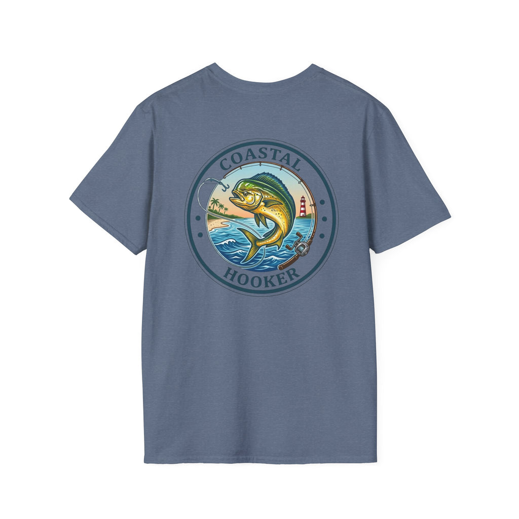 Coastal Hooker Tropical Dorado T-Shirt | Fishing Graphic Tee, Dead Sea Surf