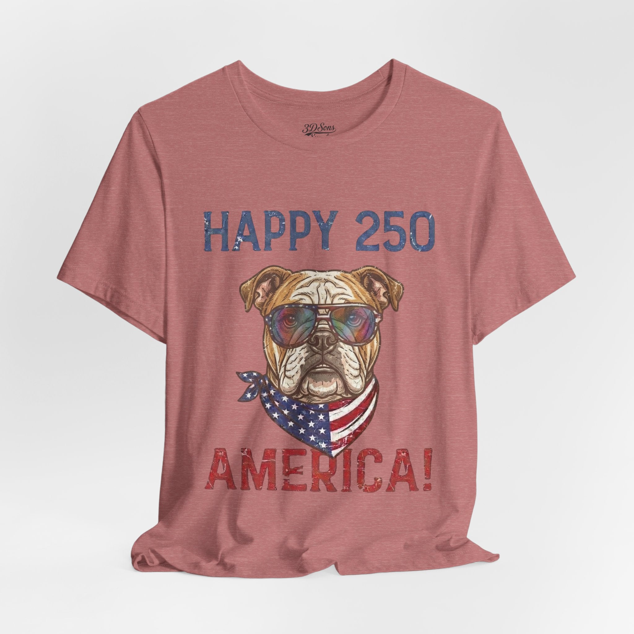 Patriotic Bulldog Tee - 