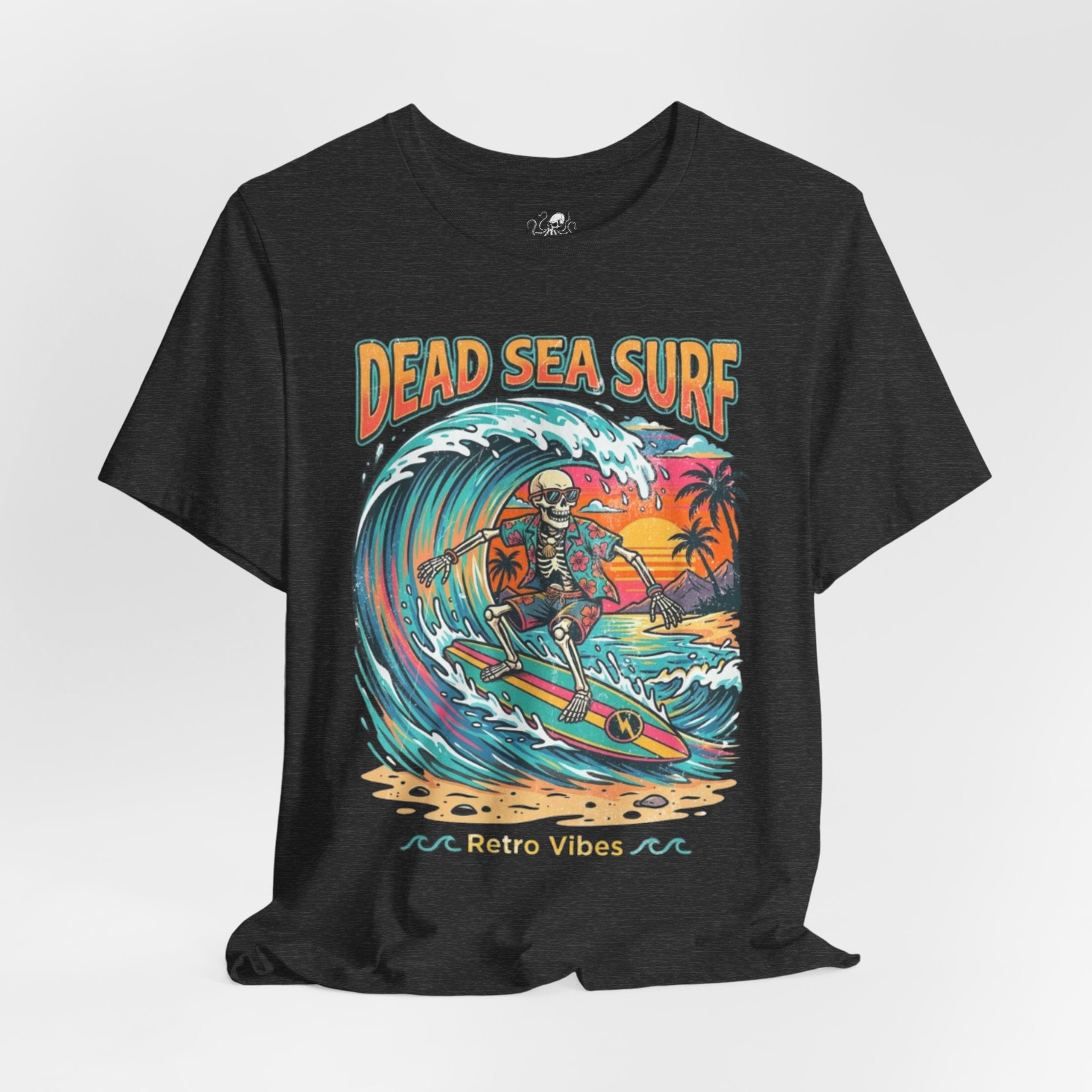 Dead Sea Surf Shark Attack T-Shirt | Bold Nautical Graphic Tee – 3D Sons Supply Co