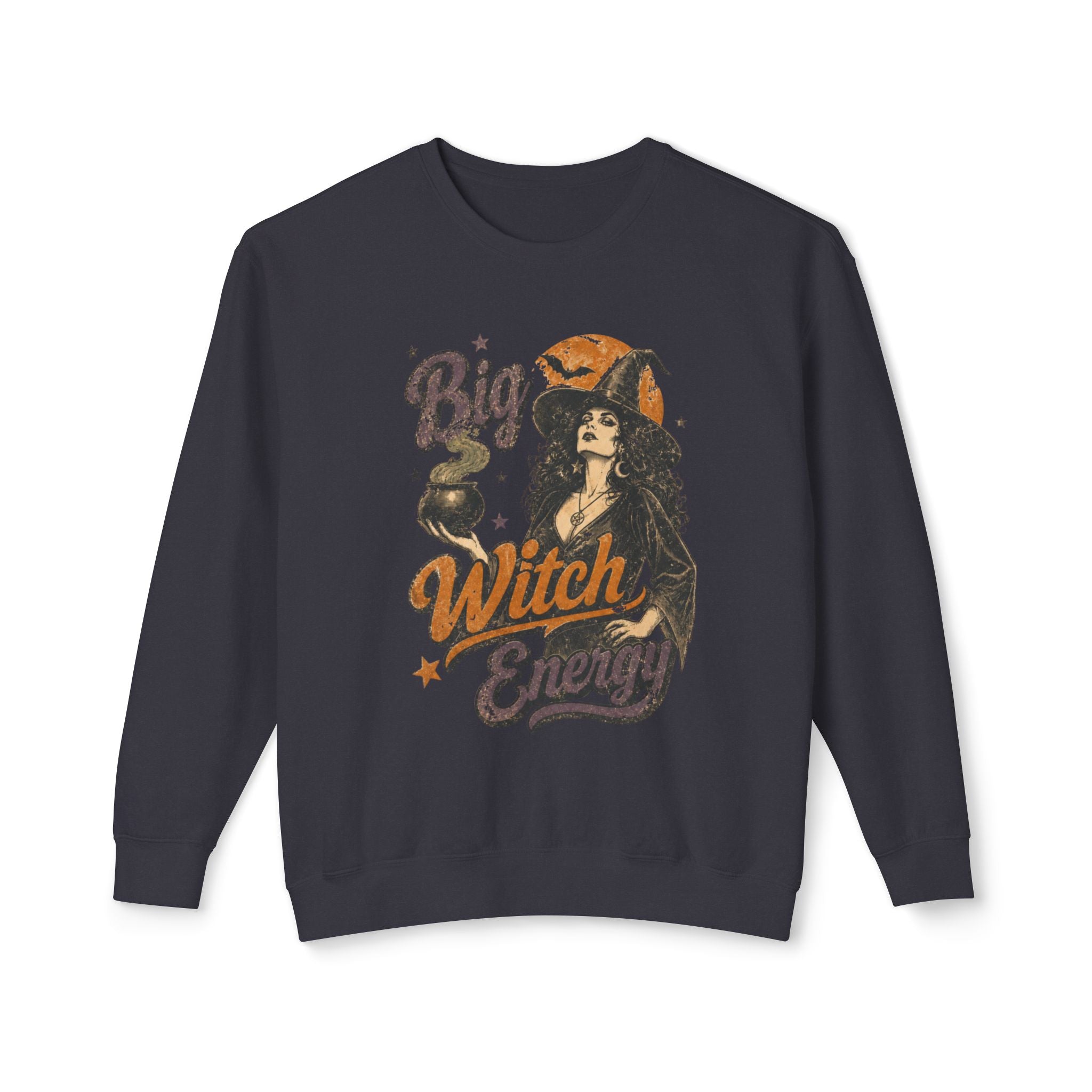 Big Witch Energy Sweatshirt | Vintage Witch Graphic, Halloween Vibe