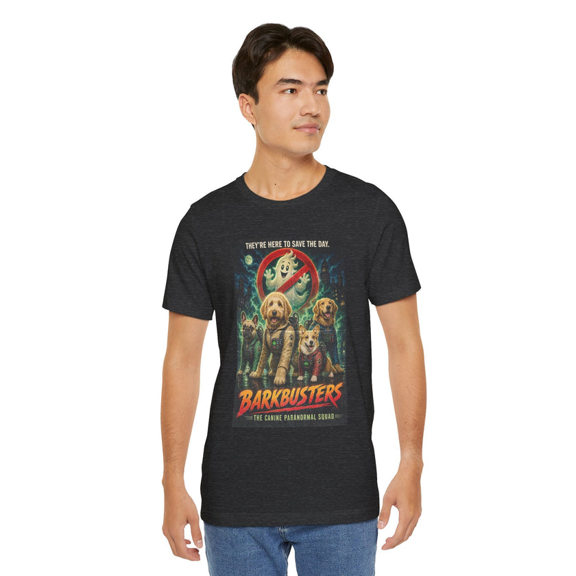 Barkbusters Retro Dog Movie Tee — 