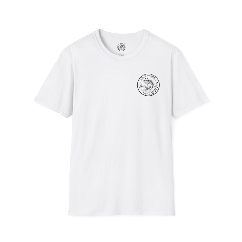 Southern Hooker Fish Graphic T-Shirt | Bass Fishing Retro Logo Tee – 3D Sons Supply Co