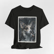Smoking Corgi Graphic Tee – Retro Dog Portrait T-Shirt