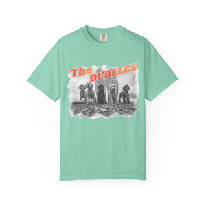 The Dudeles Dog Surfer T-Shirt | Doodle Breed Surfing Design