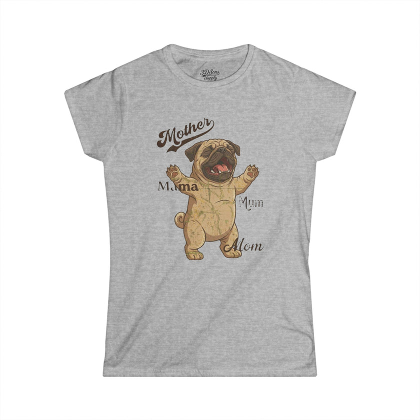 Pug Mama T-Shirt — Funny Mother's Day Pug Mom Tee