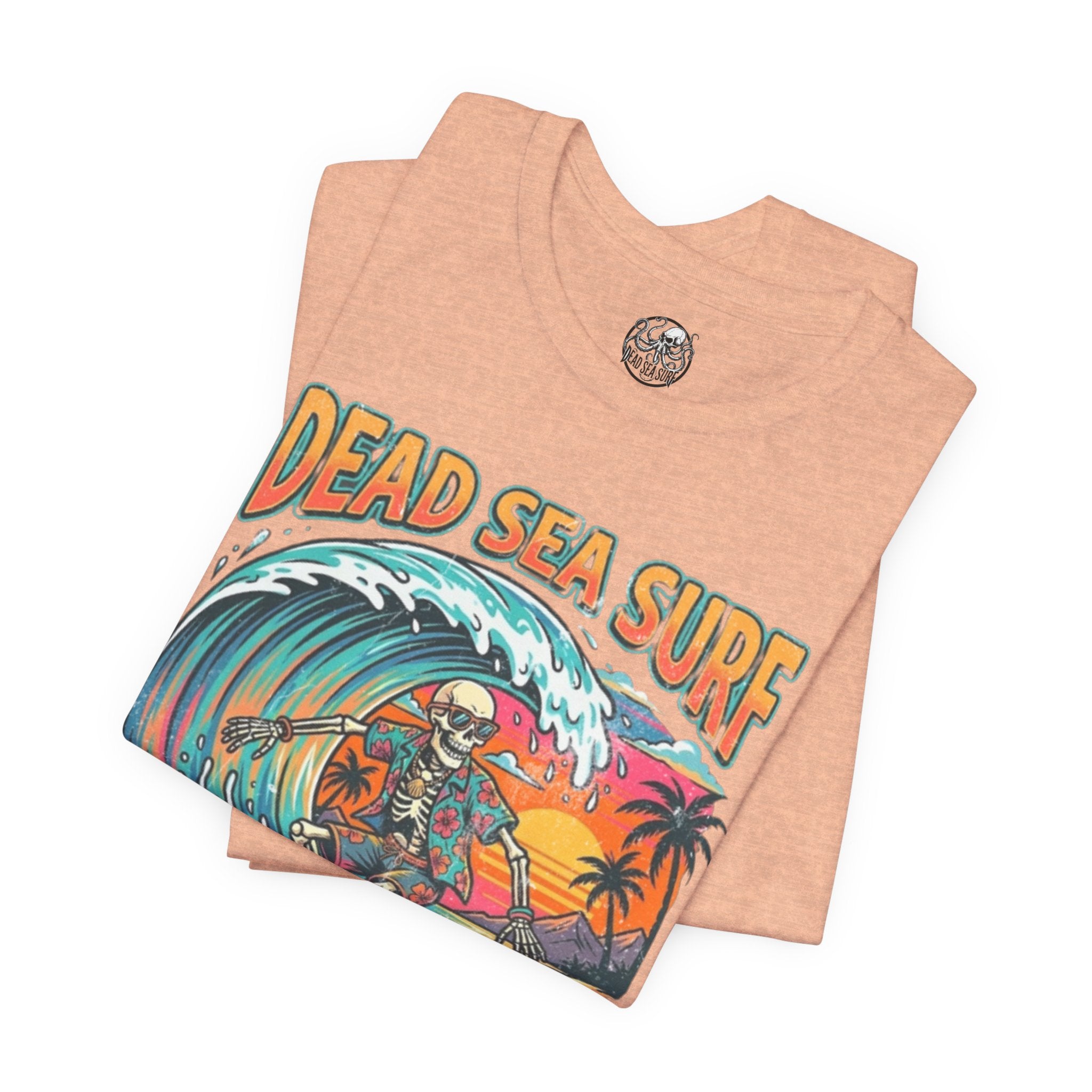 Dead Sea Surf Shark Attack T-Shirt | Bold Nautical Graphic Tee – 3D Sons Supply Co