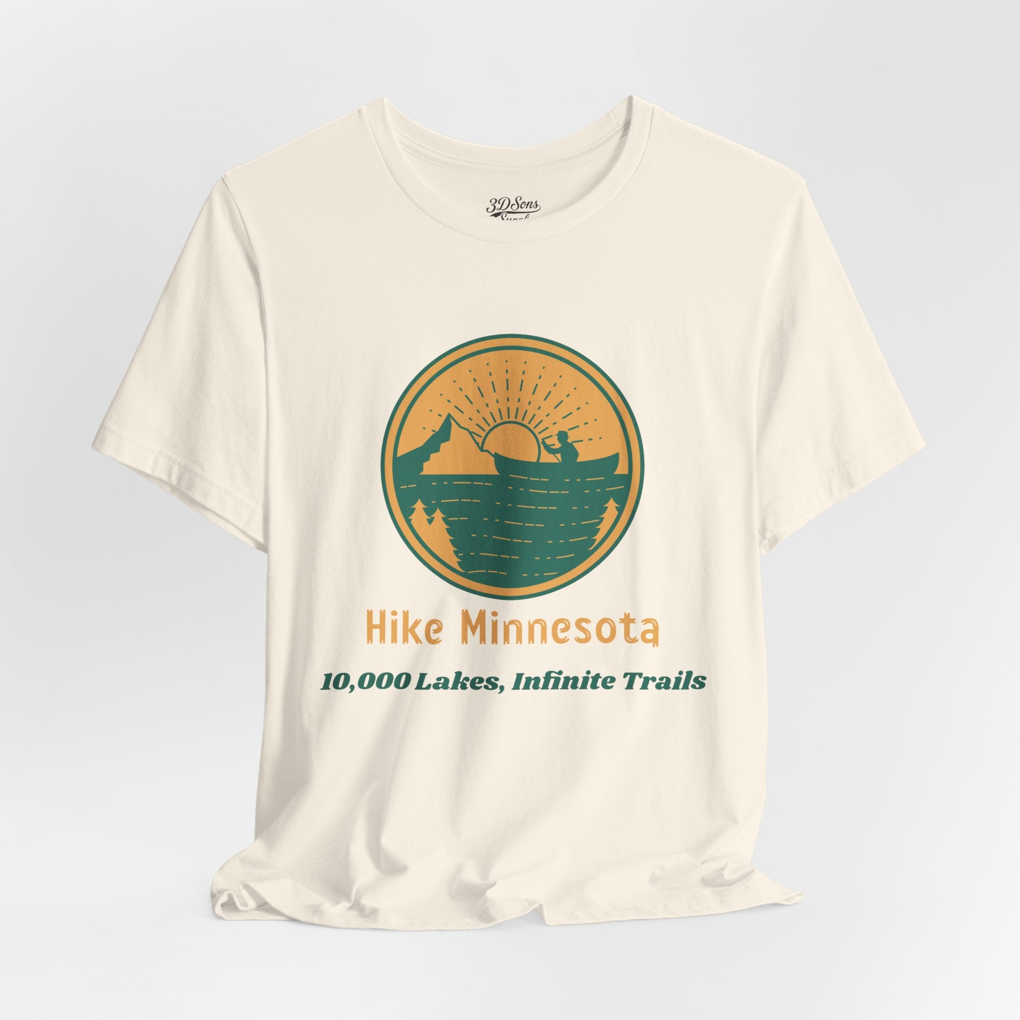 Hike Minnesota T-Shirt — 10,000 Lakes Infinite Trails Hiking Tee