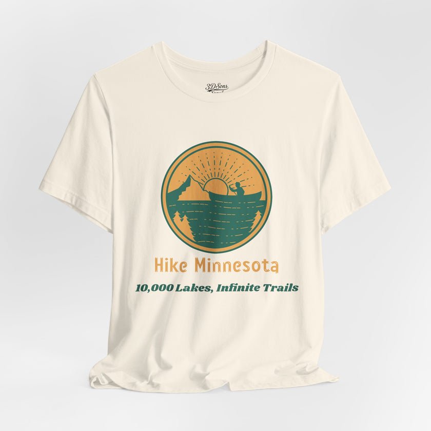 Hike Minnesota T-Shirt — 10,000 Lakes Infinite Trails Hiking Tee